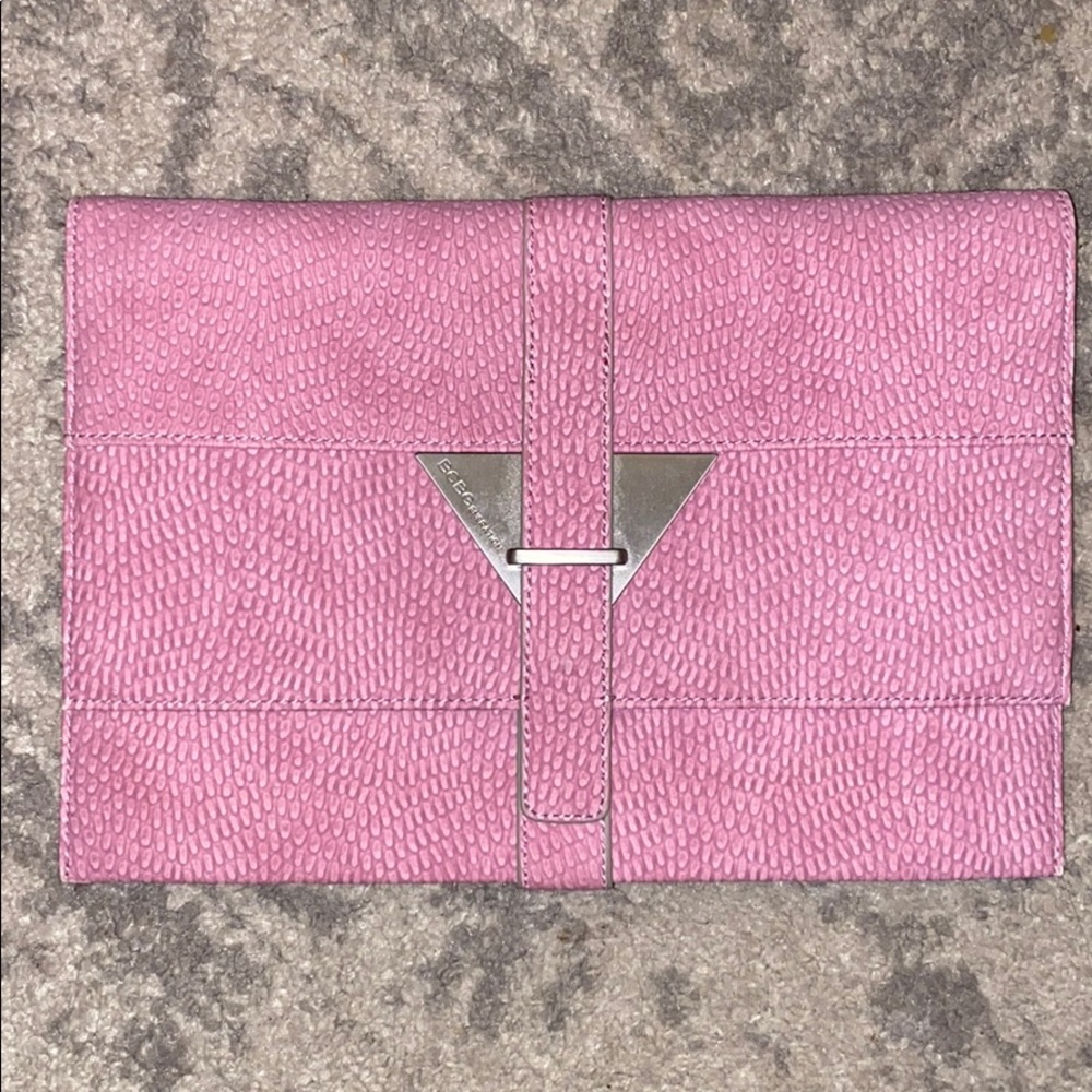 BCBGeneration Pink Clutch - never used